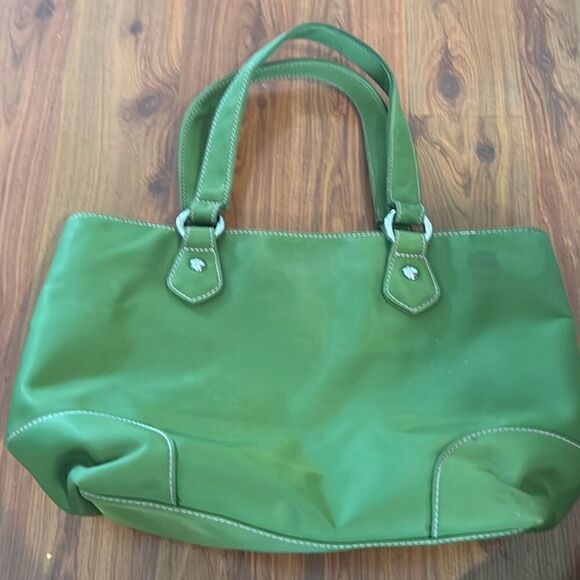 Juicy Couture Couturists vintage green pink tote bag - Picture 4 of 8